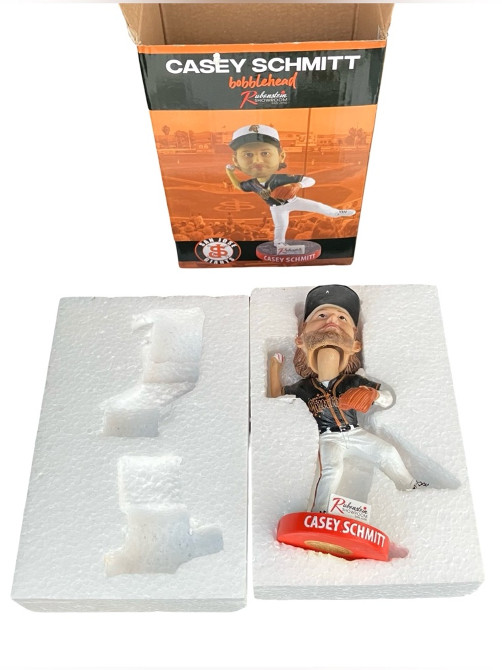 San Jose Giants Casey Schmitt SGA 2023 Bobblehead San Francisco MiLB MLB New